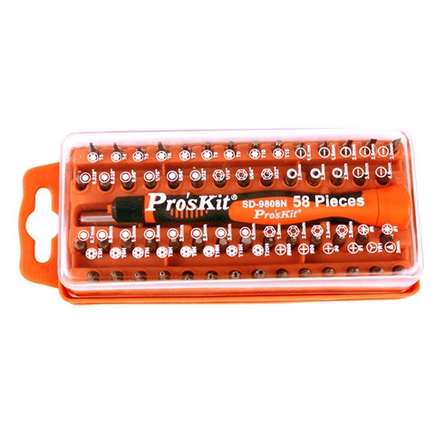 Отвертка Pro'sKit SD-9808N с набором бит Превью 2