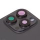 Задня панель корпуса для iPhone 16 Pro, чорна, із склом камери, Original (PRC), black titanium Прев'ю 1