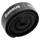 Cinta de velcro para cable Baseus Colourful Circle Velcro strap, negro, 300 cm, cinta velcro, #ACMGT-F01 Vista previa  1