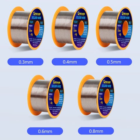 Solder Mechanic M60, (Sn 60% , Pb 40%, flux 1-3%, 0,4 mm, 40 g) Preview 1