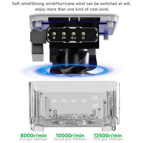 UV Lamp Mechanic FUL-4, (with fan, with battery, 4in1) Preview 6