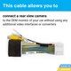Rear Camera Cable 24 pin for Lexus CT200h, ES250, ES300h, ES350, NX200t, NX300h (EU market) Preview 1