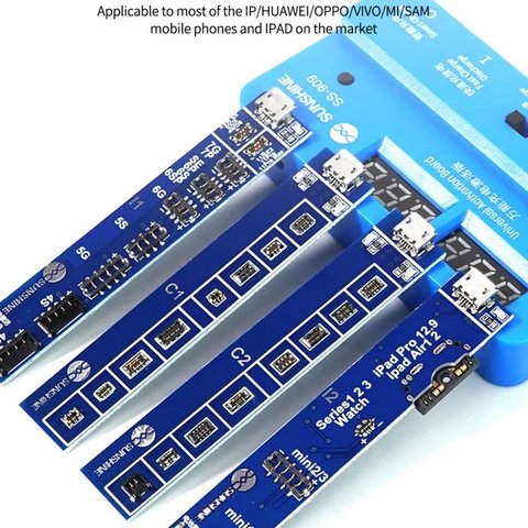 Battery Activation Cable Sunshine SS-909, (with digital charging indicator, battery activation board, iphone 6 - 15 pro Max/ Android/ ipad) Preview 2