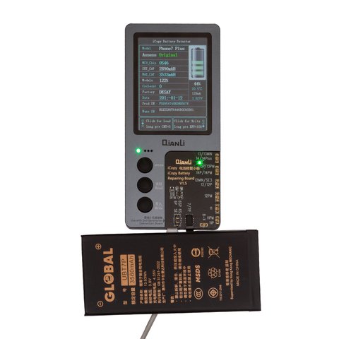 Аккумулятор Mechanic для Apple iPhone 7 Plus, Li-Polymer, 3,8 В, 3400 мАч, повышенная ёмкость, original IC Превью 1