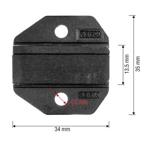 Mordazas reemplazables para crimpadora Pro'sKit CP-236DM6 Vista previa  1
