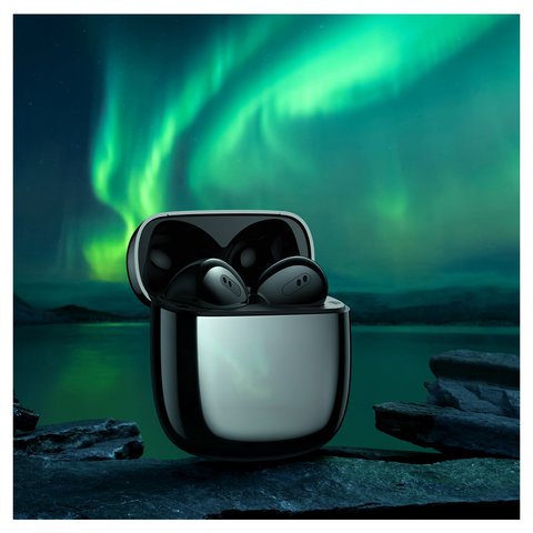 Auricular Baseus Storm 3, inalámbrica, negra, con funda de carga, con cable USB Tipo-C, #NGTW140101 Vista previa  1