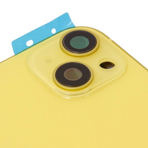 Carcasa puede usarse con iPhone 14 Plus, amarillo, con botones laterales,  con sujetador de tarjeta SIM, Original (PRC), EU Version, yellow Vista previa  1