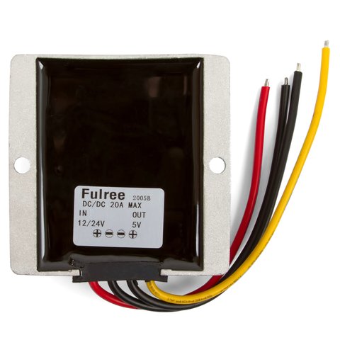 Перетворювач напруги 12-24 В / 5 В (20 А) (інвертор) Прев'ю 1