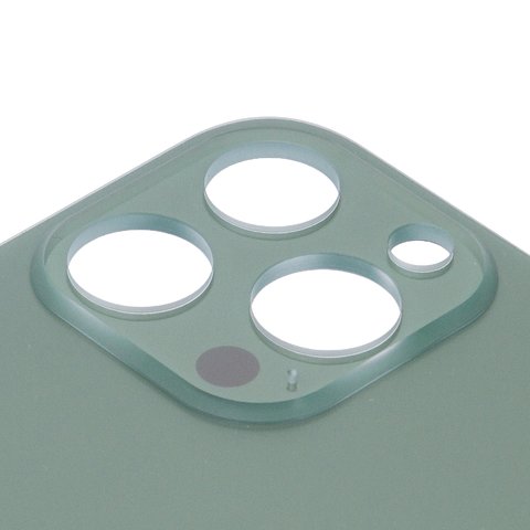 Задня панель корпуса для iPhone 13 Pro Max, зелена, потрібно зняти скло камери, alpine Green, small hole Прев'ю 1