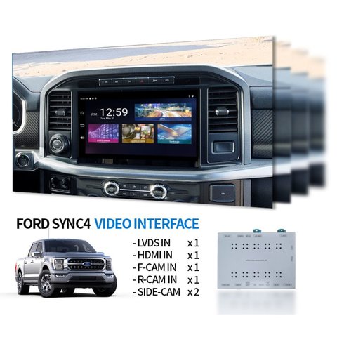 Видео интерфейс для моделей Ford 2021~ г.в. с системой Sync 4.0 Превью 2