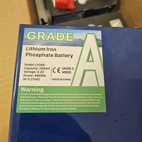 Акумулятор REPT LF280, LiFePO4, 3,2 B, 280 Аг, grade a Прев'ю 2