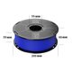 Филамент для 3D-принтера INSLOGIC MATTE PLA Blue, 1 кг Превью 2