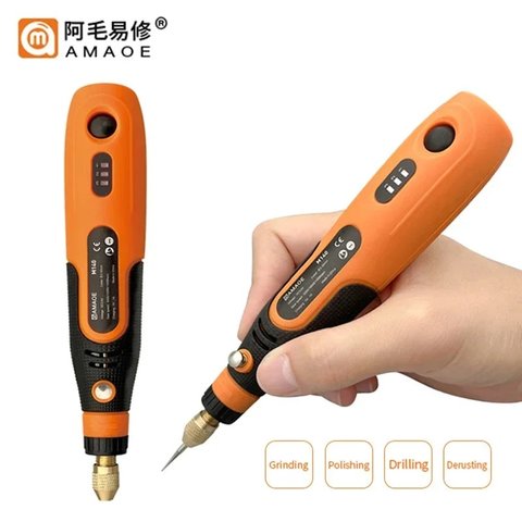 Полировочная машина Amaoe M140, с насадками, аккумуляторная Превью 1