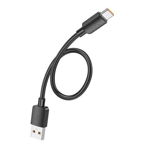 USB кабель Hoco X96, USB тип-C, USB тип-A, 25 см, 100 Вт, 6 А, черный, #6942007609425 Превью 1