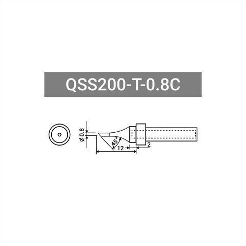 Паяльное жало Quick QSS200-T-0.8C Превью 1