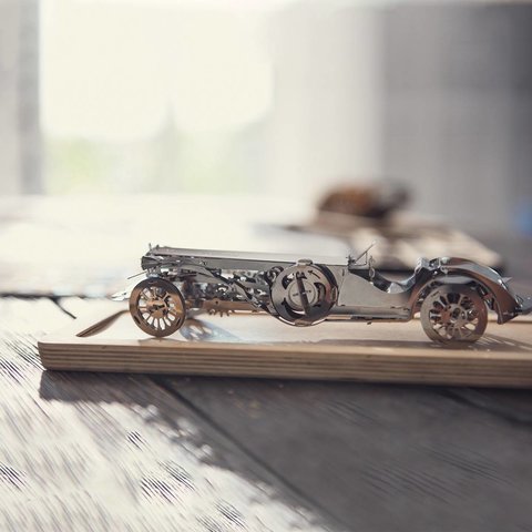 Металический механический 3D-пазл Time4Machine Glorious Cabrio Превью 3
