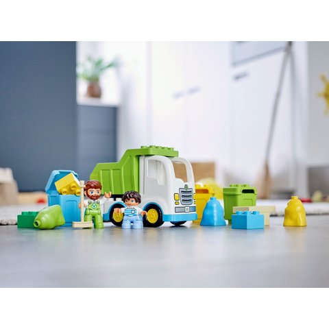 Конструктор LEGO DUPLO Мусоровоз и контейнеры для раздельного сбора мусора (10945) Превью 13