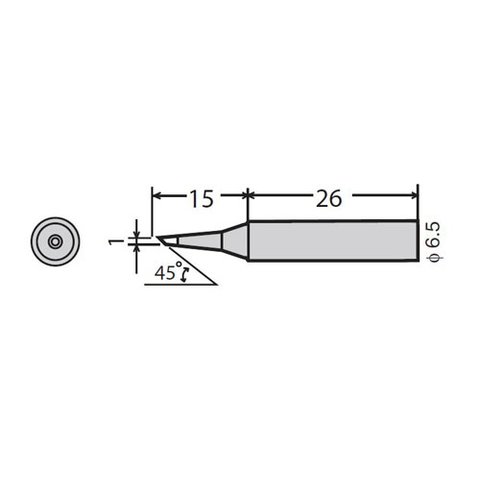 Soldering Iron Tip Goot PX-60RT-1CR Preview 1